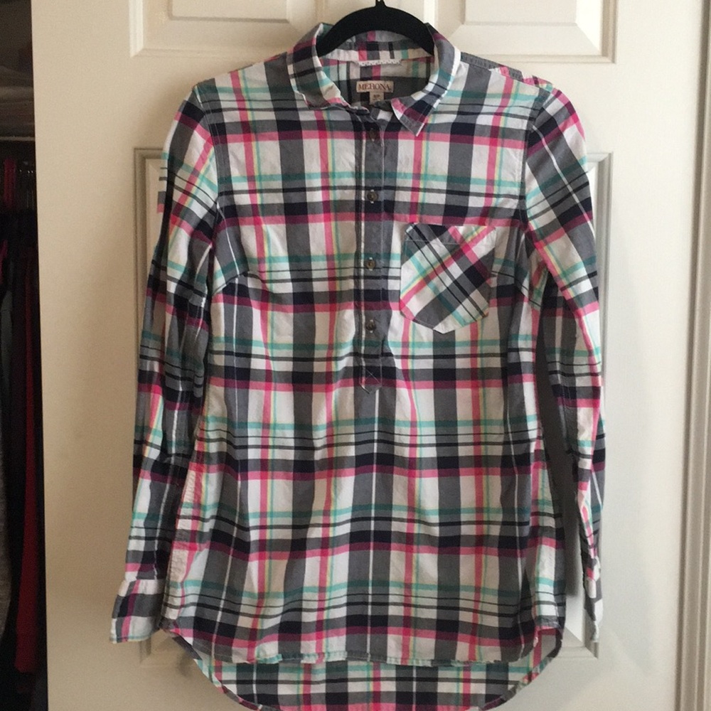 Plaid tunic